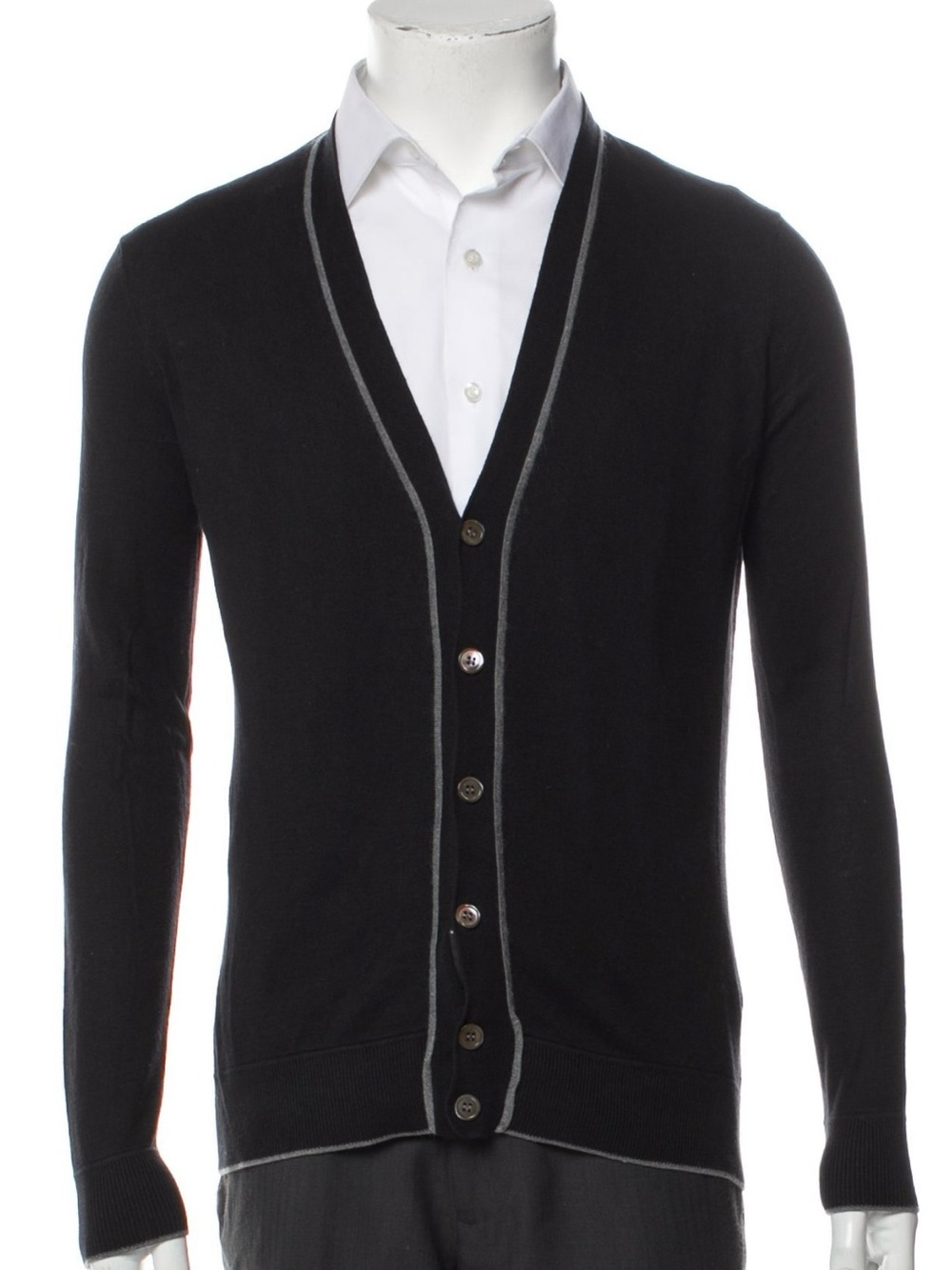 Kenzo Silk V-Neck Cardigan